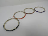 Designer Bangle Bracelet Lot of 4 Gold/Multicolored Female Adult -- Used
