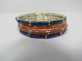 Designer Bangle Bracelet Lot of 4 Gold/Multicolored Female Adult -- Used