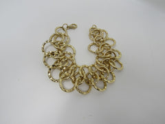 Designer Chain Link Bracelet Gold Female Adult Metallics -- Used