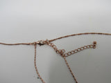 Designer Double Chain Pendant Necklace Copper Female Adult -- Used