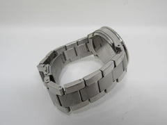 Fossil Watch Silver/Pink Oyster Bracelet Band Female Adult -- Used