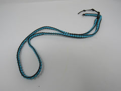 Victoria Emerson Wrap Bracelet Turquoise/Dark Brown Female Adult -- Used