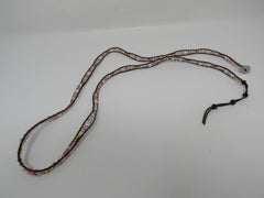 Victoria Emerson Wrap Bracelet Pink/Gold/Pearl Beads Female Adult -- Used