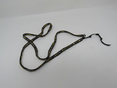 Victoria Emerson Wrap Bracelet Gold/Light Brown Beads Female Adult -- Used