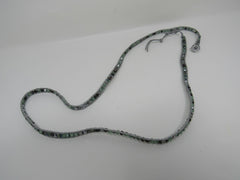 Victoria Emerson Wrap Bracelet Mint Green/Silver Beads Female Adult -- Used