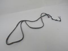 Victoria Emerson Wrap Bracelet Gray/Amber Beads Female Adult -- Used