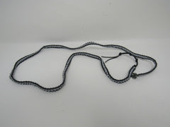 Victoria Emerson Wrap Bracelet Silver/Black Female Adult -- Used