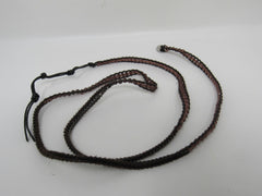 Victoria Emerson Wrap Bracelet Light Pinkish Brown Beads Female Adult -- Used