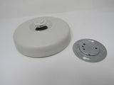 Master Guard Single Station Heat Detector Activated Fire Alarm Off White -- Used