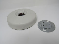 Master Guard Single Station Heat Detector Activated Fire Alarm Off White -- Used