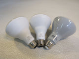 Feit/Satco LED Light Bulbs Lot of 3 White 2-Feit Daylight 8.3W 750 Lumens -- Used