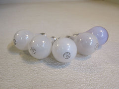 Reveal/GE Incandescent Light Bulbs Lot of 5 White 60W 120V 2-Soft White -- Used