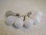 Standard Incandescent Light Bulbs Lot of 6 White 1-100W 120/130V -- Used