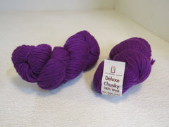 Universal Yarn Deluxe Chunky Yarn Mulberry 2 Skeins 120 Yards Each -- New