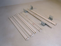 Professional 21-1/2-in Assorted Drawer Slide Pieces Lot of 9 -- New