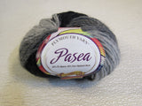 Plymouth Yarn Pasea Yarn Black/Gray 1 Ball 130 Yards -- New