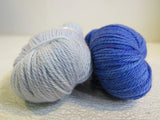Unique Sheep Foot Prints Yarn Blue Sport Weight Protist Ice/Protist Periwinkle -- New