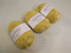 Knit Picks Shine Worsted Yarn 3 Skeins 75 Yards Each Crème Brulee -- New
