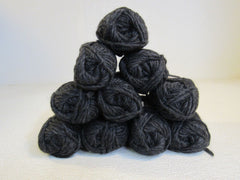Elann Peruivan Highland Bulky Yarn Black 10 Skeins 54 Yards Each -- New