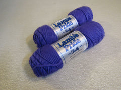 Brown Sheep Co Lambs Pride Bulky Yarn Supreme Purple 2 Skeins 125 Yards Each -- New
