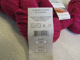Cascade Yarns 128 Superwash Yarn Hot Pink 3 Skeins 128 Yards Each -- New