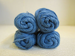 Rowan Denim Yarn 4 Skeins 109 Yards Each Blue 100% Cotton -- New
