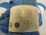 Rowan Denim Yarn 4 Skeins 109 Yards Each Blue 100% Cotton -- New