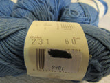 Rowan Denim Yarn 4 Skeins 109 Yards Each Blue 100% Cotton -- New