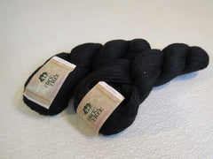 Frog Tree Chunky Alpaca Yarn Black 2 Skeins 109 Yards Each 100% Alpaca -- New