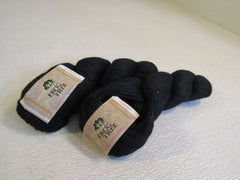 Frog Tree Chunky Alpaca Yarn Black 2 Skeins 109 Yards Each 100% Alpaca -- New