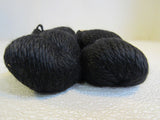 Frog Tree Chunky Alpaca Yarn Black 2 Skeins 109 Yards Each 100% Alpaca -- New