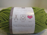 Ewe Ewe Wolly Worsted Yarn Pea Green 1 Skein 95 Yards 100% Fine Merino Wool -- New