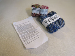 Darn Good Yarn Super Wash Wool Sock Yarn Multicolored 4 Skeins 80 Yards Each -- New