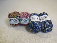 Darn Good Yarn Super Wash Wool Sock Yarn Multicolored 4 Skeins 80 Yards Each -- New