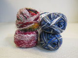 Darn Good Yarn Super Wash Wool Sock Yarn Multicolored 4 Skeins 80 Yards Each -- New