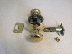 Schlage Door Knob Privacy Polished Brass -- Used