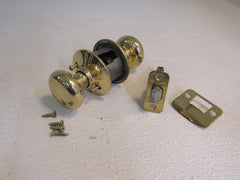 Schlage Door Knob Passage Polished Brass -- Used