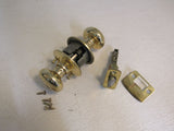 Schlage Door Knob Passage Polished Brass -- Used