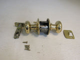 Schlage Door Knob Passage Polished Brass -- Used