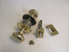 Schlage Door Knob Passage Polished Brass -- Used