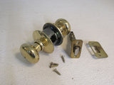 Schlage Door Knob Privacy Polished Brass -- Used