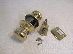 Schlage Door Knob Passage Polished Brass -- Used