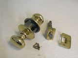 Schlage Door Knob Passage Polished Brass -- Used