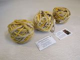 Soul Wool Handspun Baby Merino Yarn Sunflower 3 Balls 95 Yards Each -- New