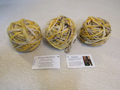 Soul Wool Handspun Baby Merino Yarn Sunflower 3 Balls 95 Yards Each -- New