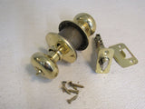 Schlage Door Knob Keyed Polished Brass -- Used