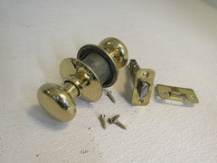 Schlage Door Knob Passage Polished Brass -- Used