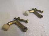 Schlage Door Stop Hinge Pin Lot of 2 Polished Brass -- Used