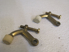 Schlage Door Stop Hinge Pin Lot of 2 Polished Brass -- Used