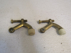 Schlage Door Stop Hinge Pin Lot of 2 Polished Brass -- Used